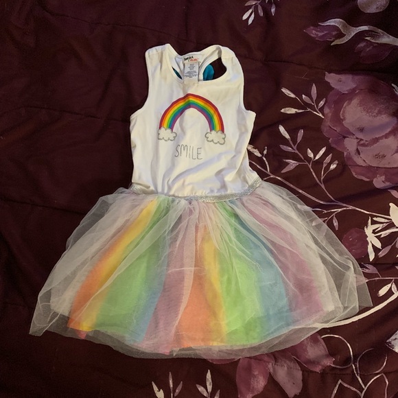 5t rainbow dress